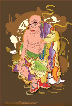 卡通和尚