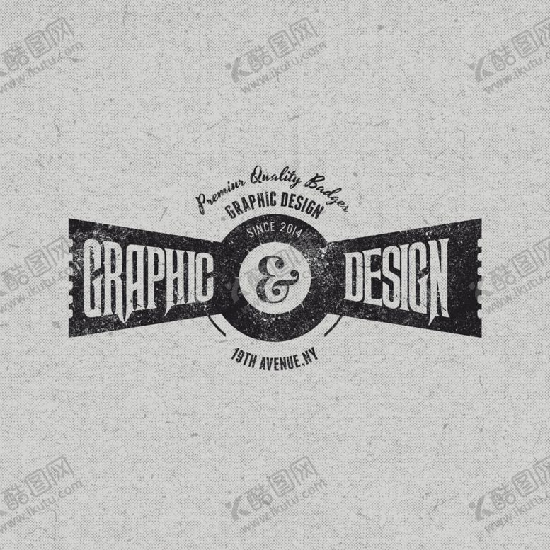 编号：13028510091522411084【酷图网】源文件下载-经典艺术标签印花