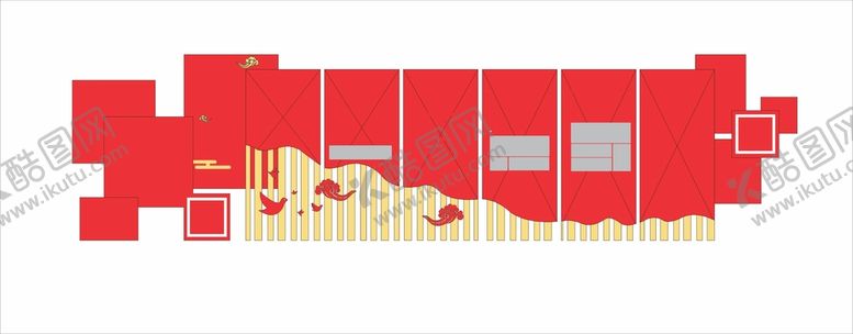 编号：24274510232217558221【酷图网】源文件下载-党建文化墙