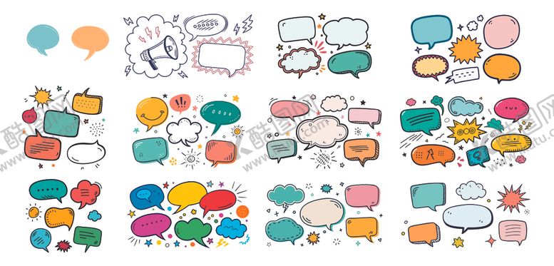 编号：56662011021406334460【酷图网】源文件下载-对话气泡
