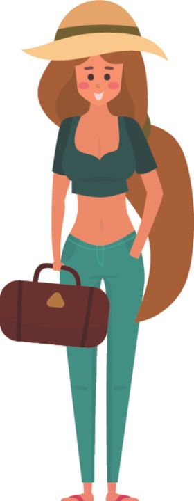 游客旅观光人旅度假观光者