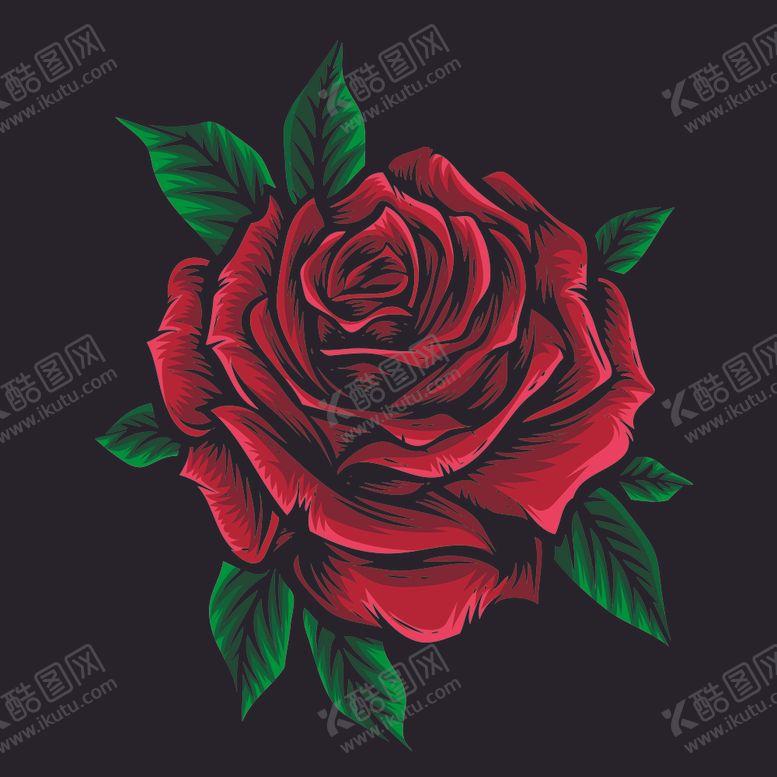 编号：22995109210845365643【酷图网】源文件下载-玫瑰创意主题