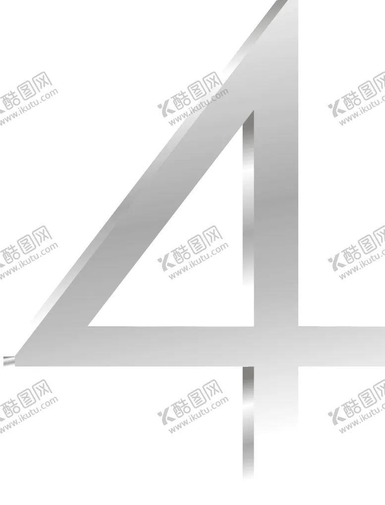 编号：40666009162035214726【酷图网】源文件下载-金属数字