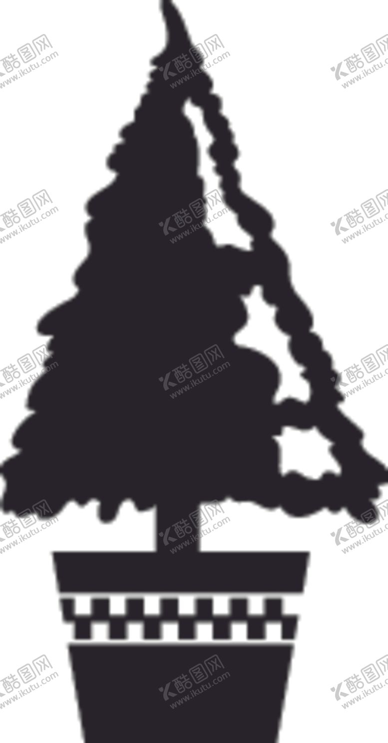 编号：29561109250645356264【酷图网】源文件下载-植物系列圣诞树