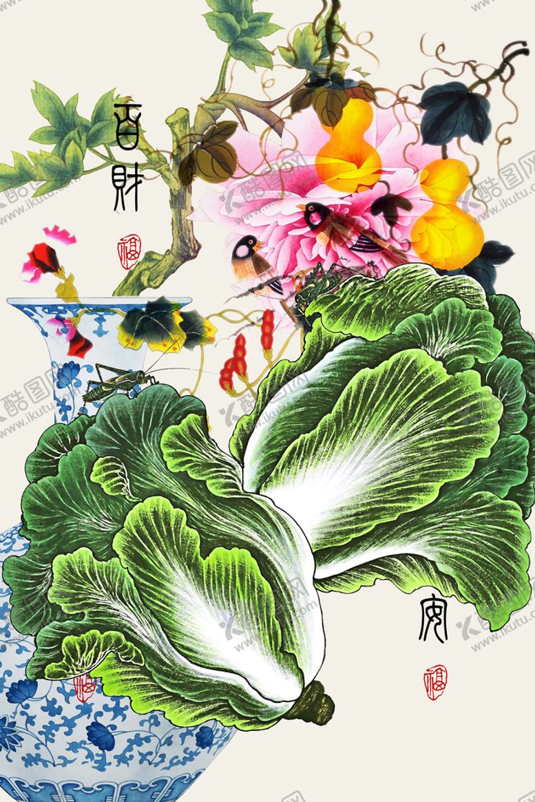 编号：92860509162030339350【酷图网】源文件下载-新中式现代简约民俗装饰画