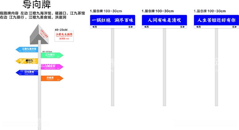 编号：21706012110809321458【酷图网】源文件下载-拍照留念牌导向牌