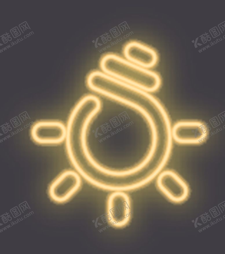 编号：34952409231459435252【酷图网】源文件下载-霓虹灯灯泡