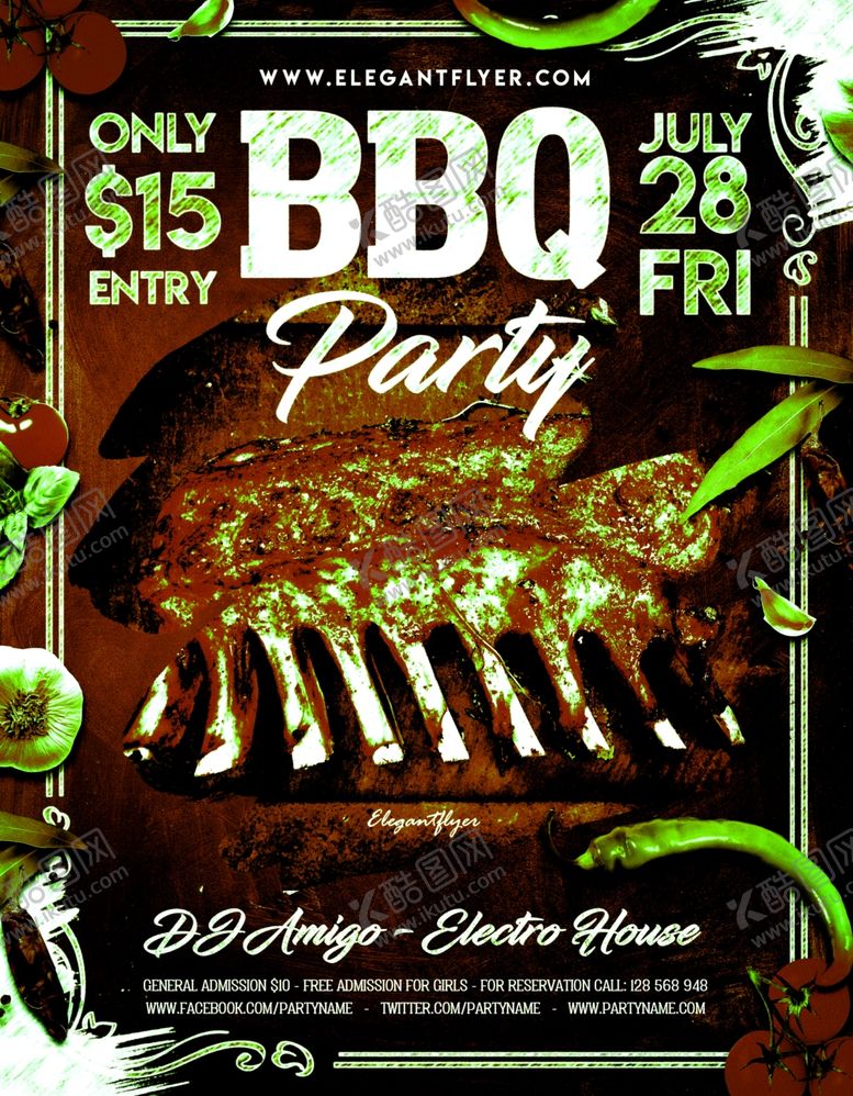 编号：59563309111805185434【酷图网】源文件下载-烧烤海报