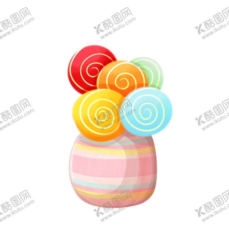 编号：51669810210803563698【酷图网】源文件下载-卡通棒棒糖