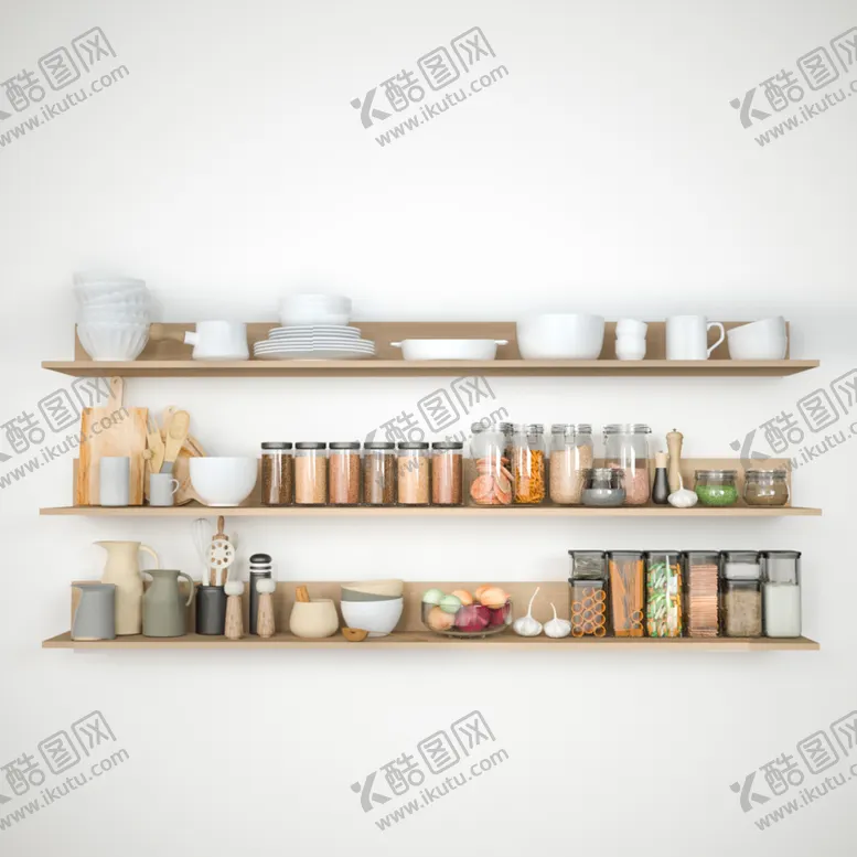 编号：24759801272232423183【酷图网】源文件下载-C4D模型厨具