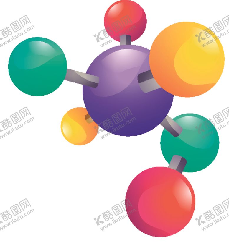 编号：80101410040823276637【酷图网】源文件下载-分子背景