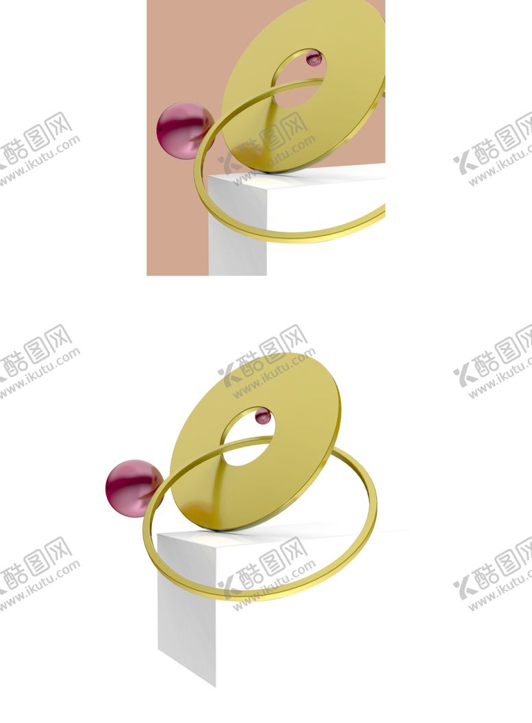 编号：99829810021108574008【酷图网】源文件下载-几何图形贵金属背景可爱风