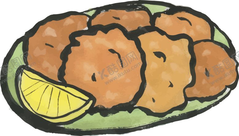 编号：29270601130423227965【酷图网】源文件下载-食物手绘