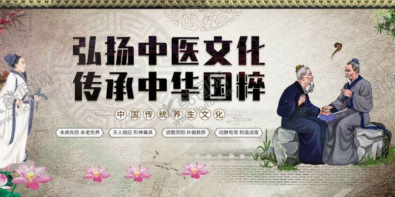 编号：15027306241821276954【酷图网】源文件下载-弘扬中医文化传承国粹