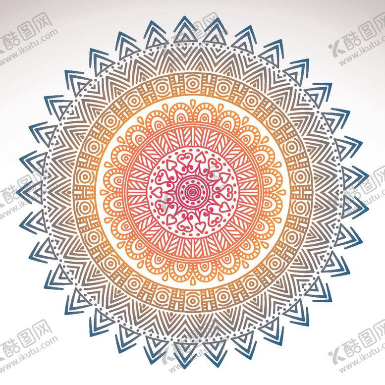 编号：98706010091251155644【酷图网】源文件下载-曼陀罗万花筒圆纹底纹
