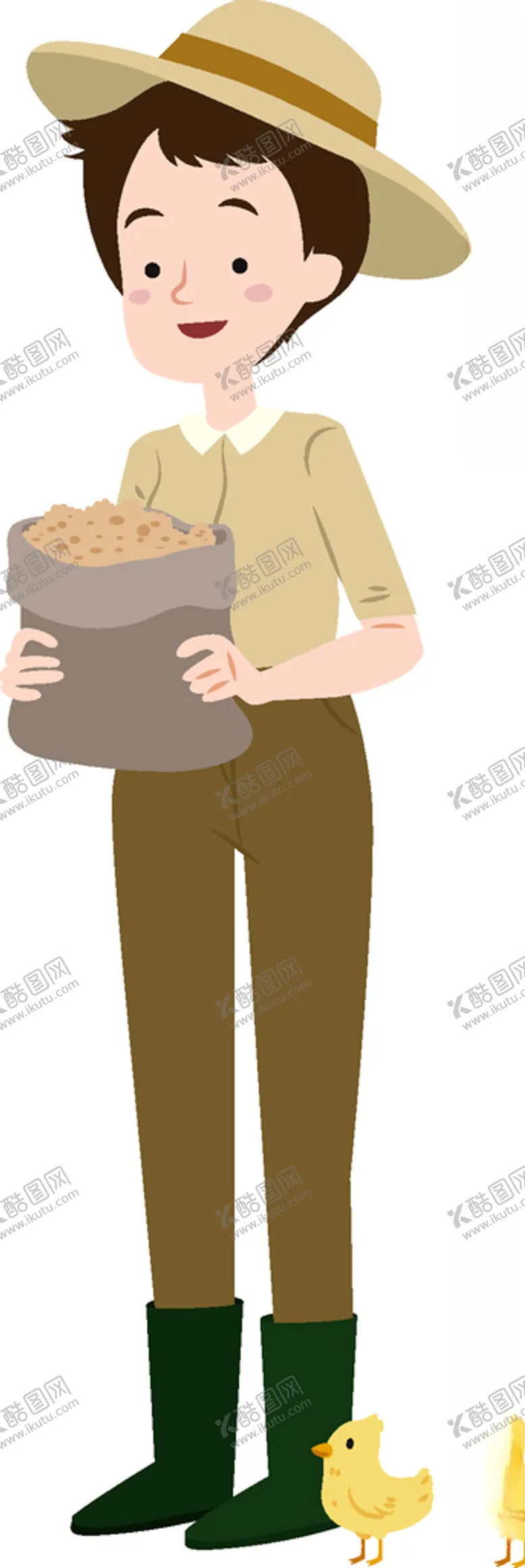 编号：97919604072339211532【酷图网】源文件下载-农民
