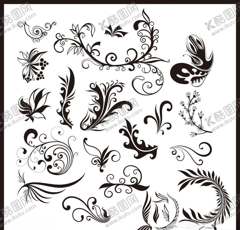 编号：45495109122225039431【酷图网】源文件下载-艺术花纹边框角花