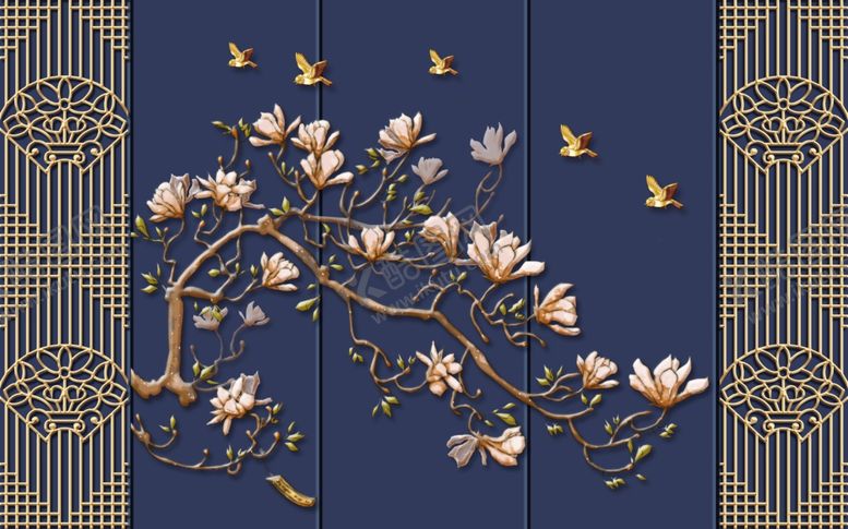 编号：56652910181606446240【酷图网】源文件下载-花鸟工笔画