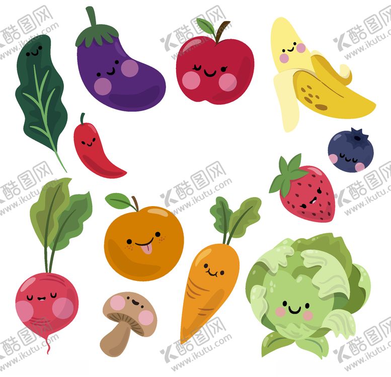 编号：92623710232131006374【酷图网】源文件下载-可爱食物