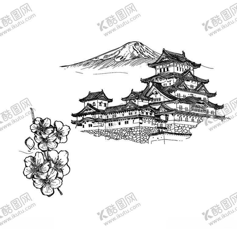 编号：24823009201132312864【酷图网】源文件下载-日式建筑
