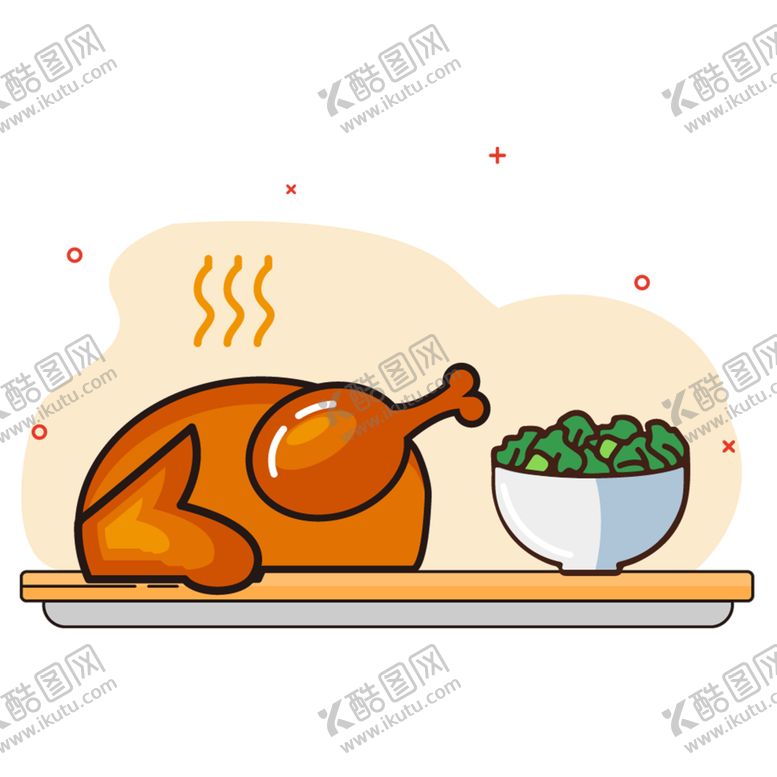 编号：46828005050702121139【酷图网】源文件下载-鸡腿盖饭