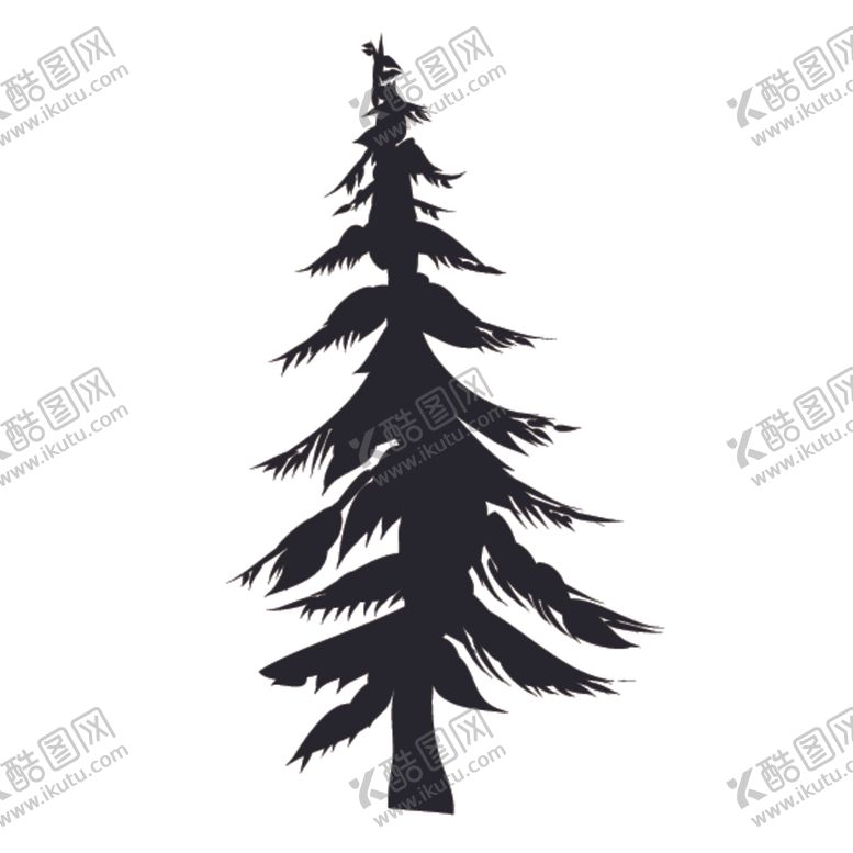 编号：94168009091332149142【酷图网】源文件下载-植物树木剪影