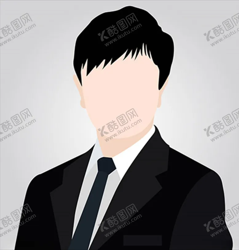 编号：65211006281434207271【酷图网】源文件下载-扁平男性老板Q版手绘卡通人物