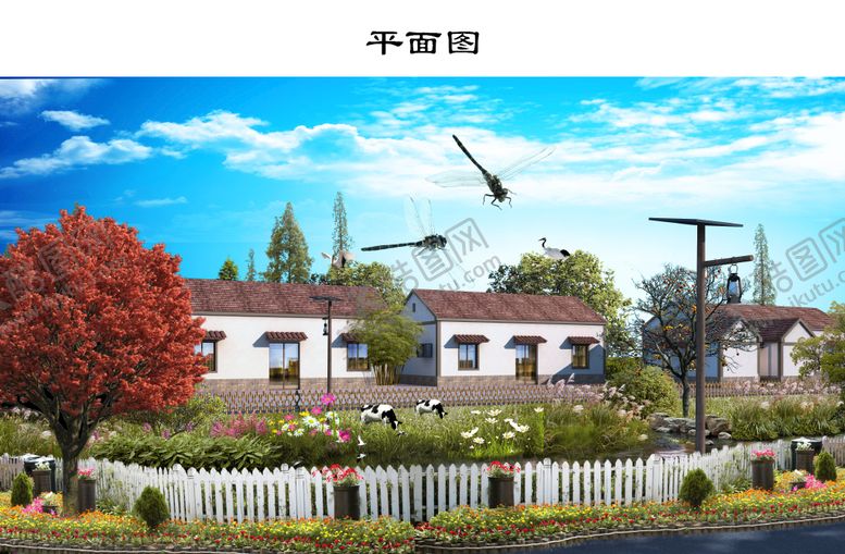 编号：69840209240509175793【酷图网】源文件下载-乡村田园改造景观PSD源文件