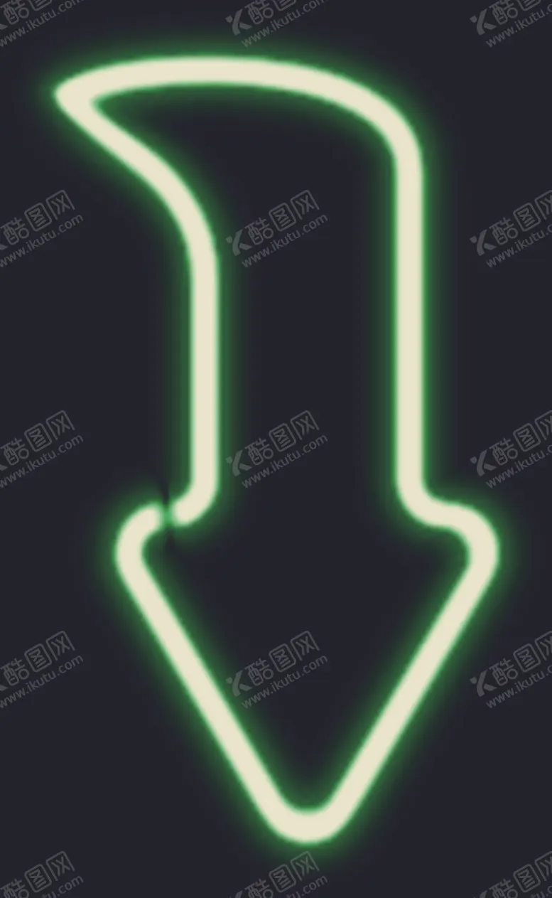 编号：59948606160333121803【酷图网】源文件下载-霓虹灯箭头