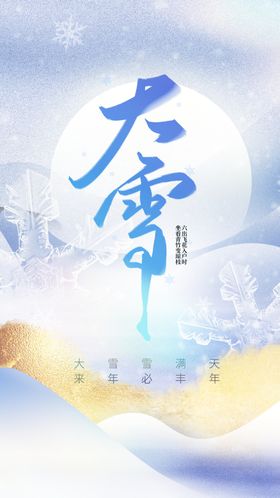 大雪海报