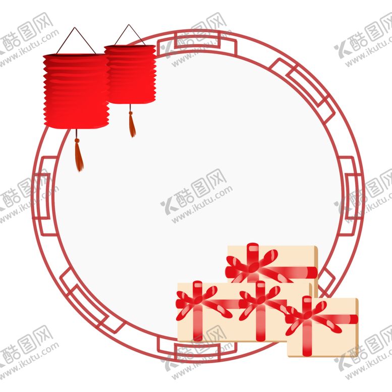 编号：52442910260507398473【酷图网】源文件下载-中国风花纹花边边框素材