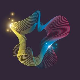 曲线线条背景装饰波纹
