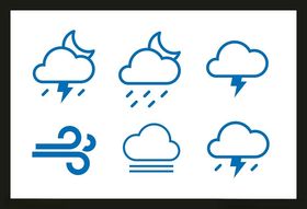 天气标识图标
