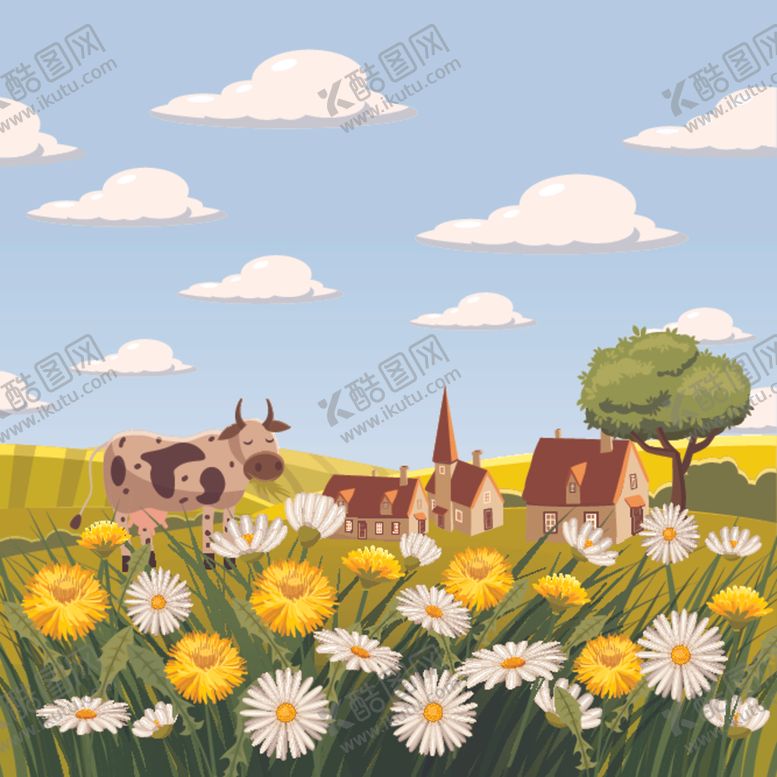 编号：26532709170813344031【酷图网】源文件下载-牧场