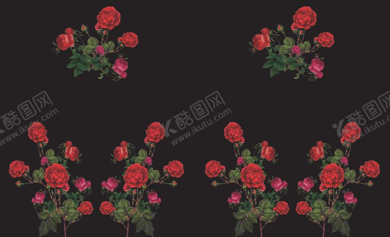 编号：38654609291143321777【酷图网】源文件下载-手绘玫瑰定位
