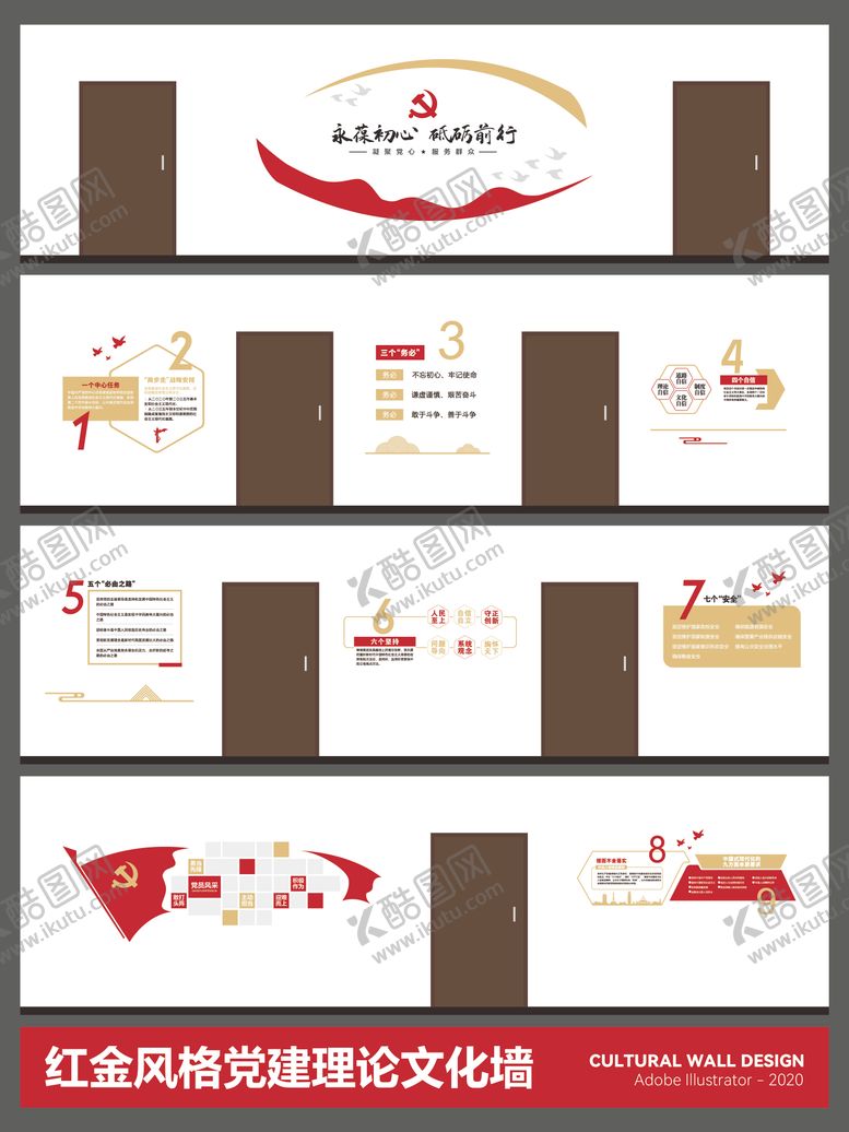 编号：37213104072014143398【酷图网】源文件下载-党建文化墙