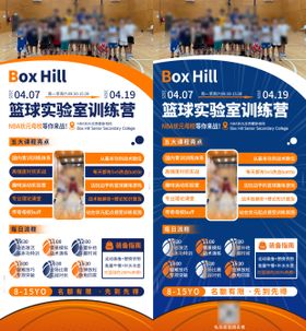 篮球集训营海报