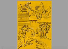 CAD浮雕装饰画模型