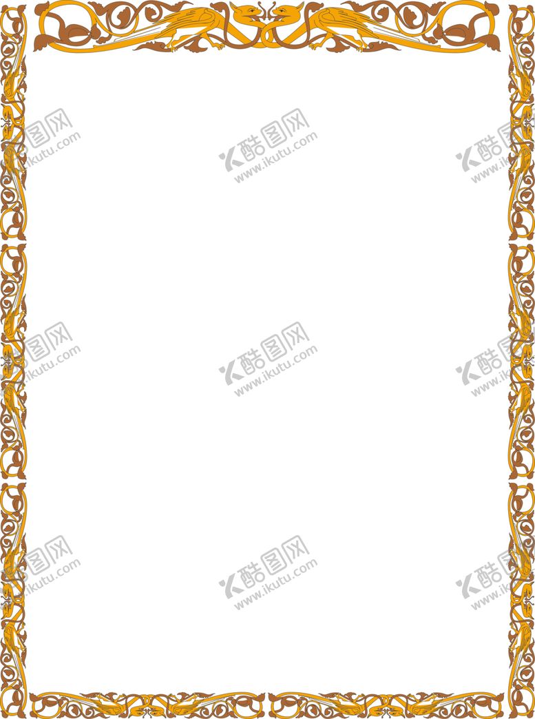 编号：72989504300502487095【酷图网】源文件下载-简约花纹边框