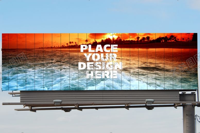 编号：70269410061512258563【酷图网】源文件下载-户外大型广告牌样机