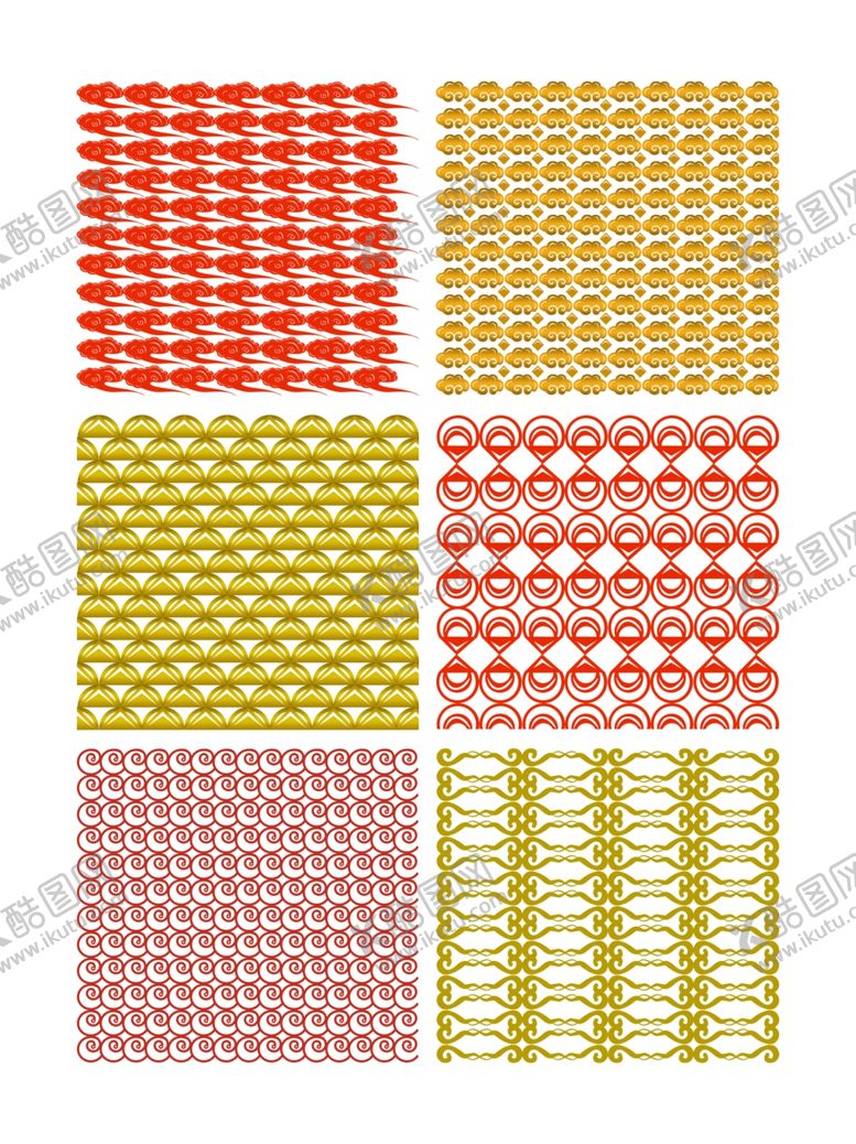 编号：89535804210657395242【酷图网】源文件下载-中国风祥云图案花纹底纹PNG