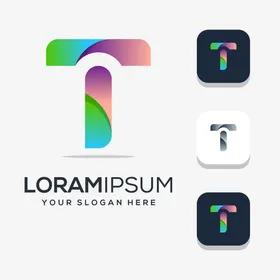 标志设计透光石材logo公司AI背景素材