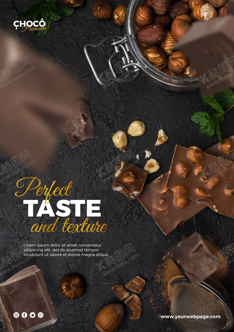 编号：92067809202054352824【酷图网】源文件下载-巧克力海报