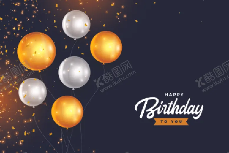 编号：63895703230431552038【酷图网】源文件下载-生日背景节日气球