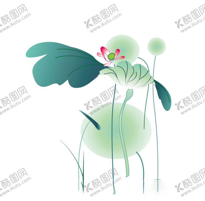 编号：47845309260148572476【酷图网】源文件下载-水墨风荷花图片