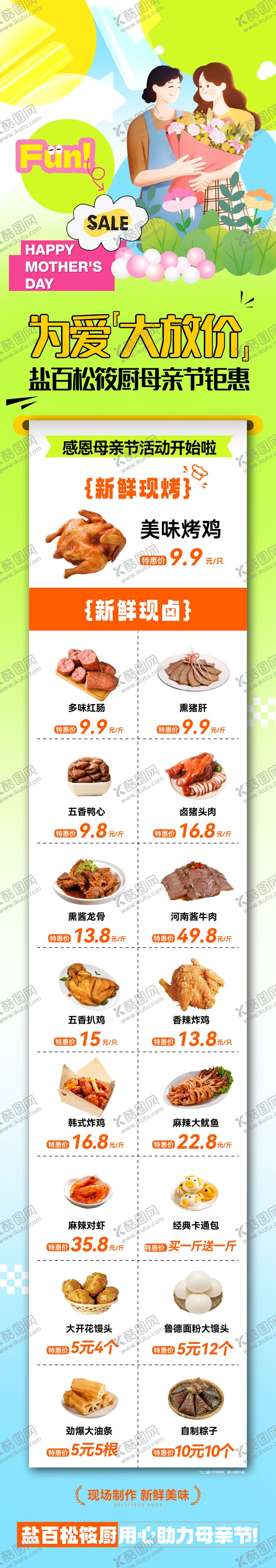 编号：12740604101732191339【酷图网】源文件下载-超市母亲节活动长图