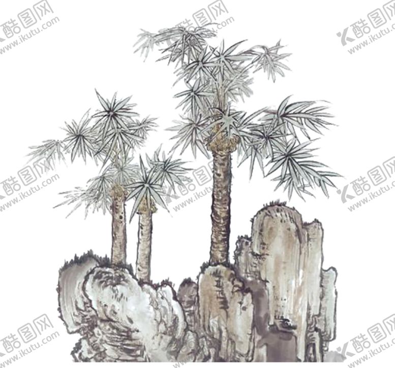 编号：72703105080538359344【酷图网】源文件下载-水墨中国风迎客松
