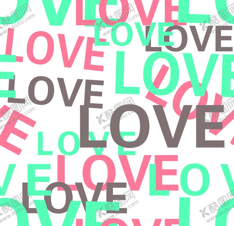 编号：01596709261825266589【酷图网】源文件下载-字母 LOVE