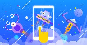 太空宇宙主题插画