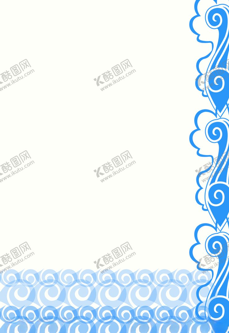 编号：86296810191523487890【酷图网】源文件下载-蓝色海报展板矢量背景